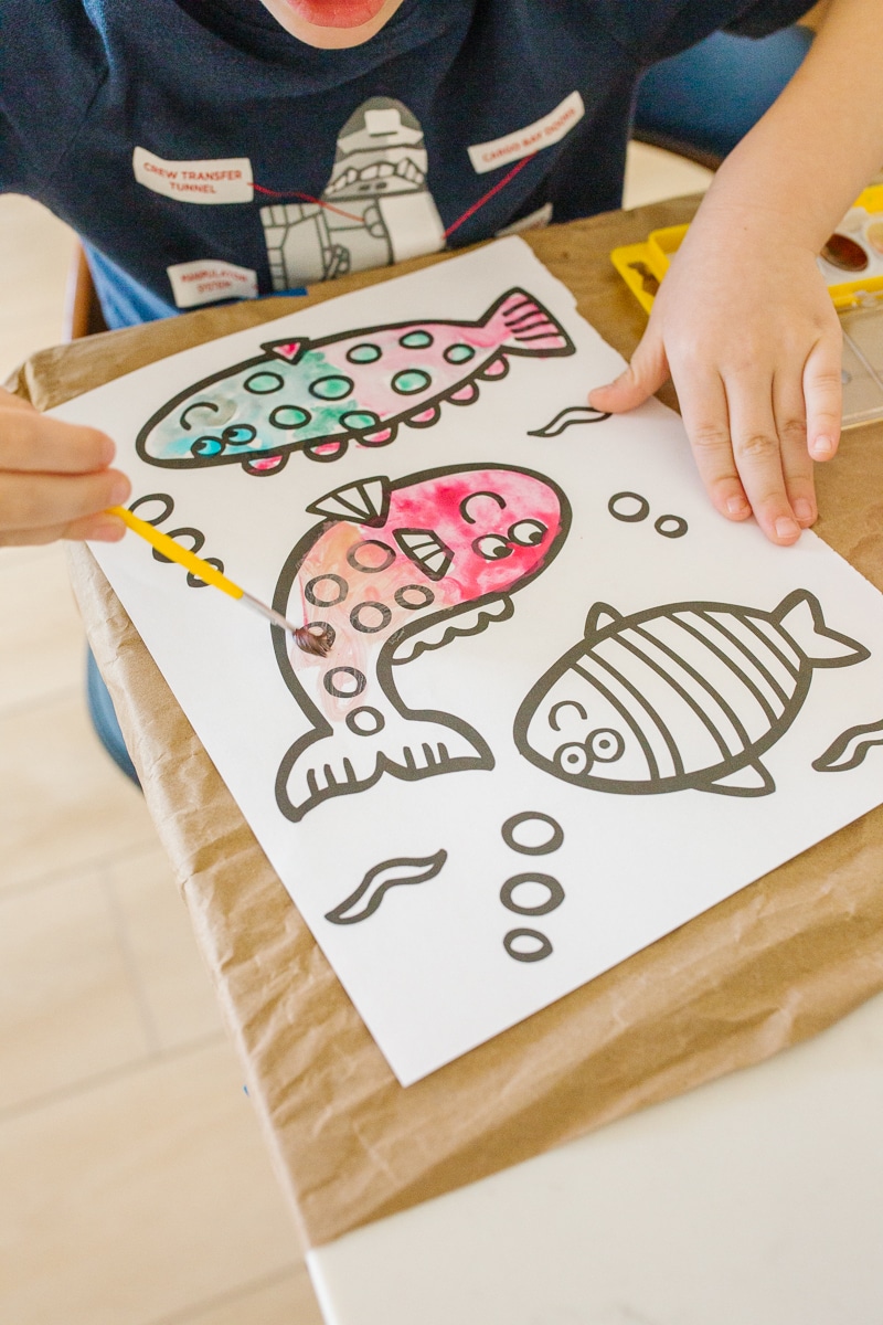 Watercoloring Ideas for Kids