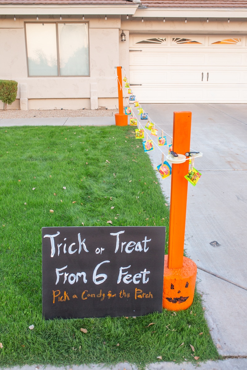 Trick or Treating 2020: DIY Social Distanced Candy Invention