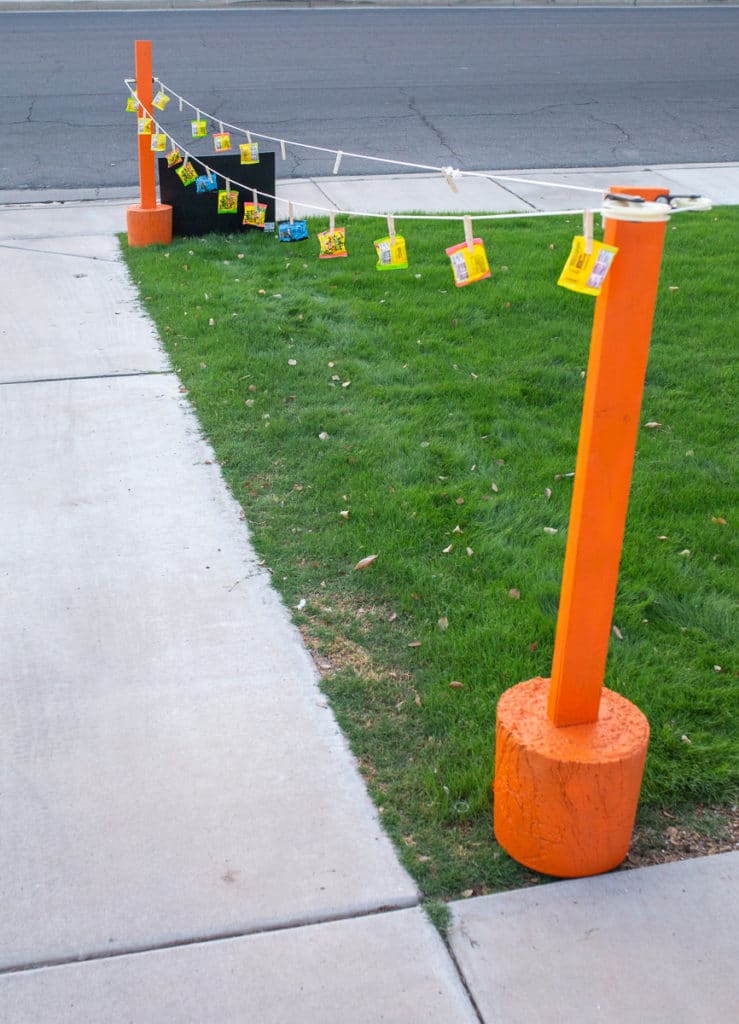 DIY Social Distanced Trick or Treat