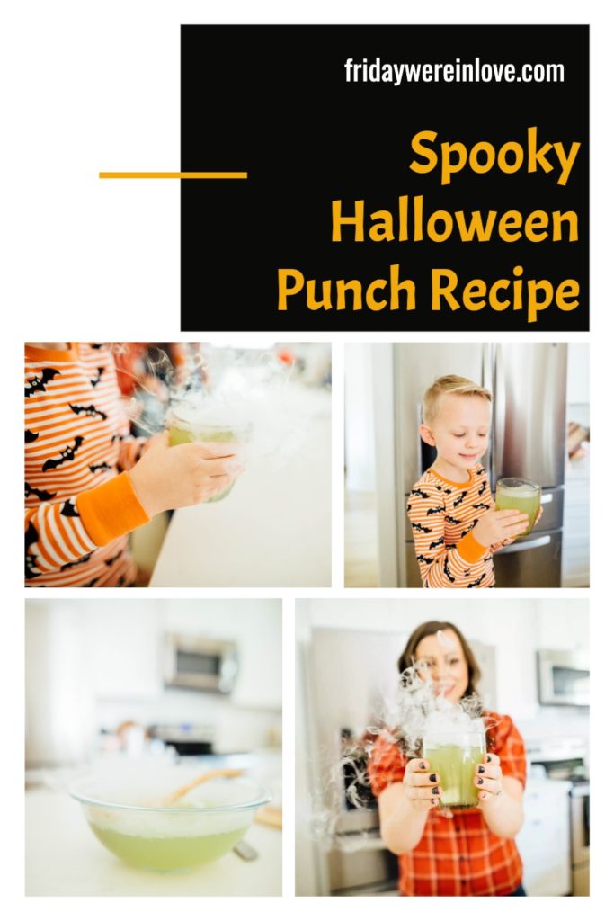 Halloween punch recipe. 