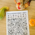 I Spy Thanksgiving Printable