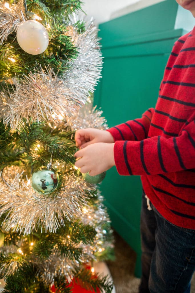 Christmas Tree in Kids Bedroom