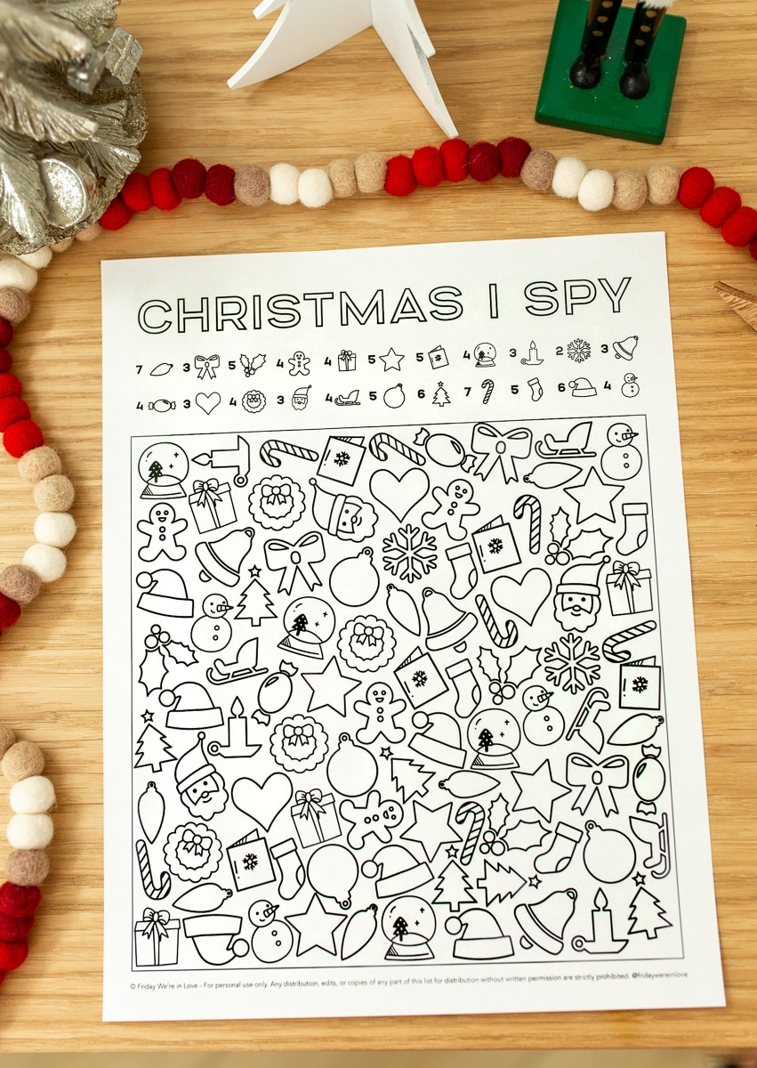 Christmas Printable Activities for Kids - 5 Minutes for Mom