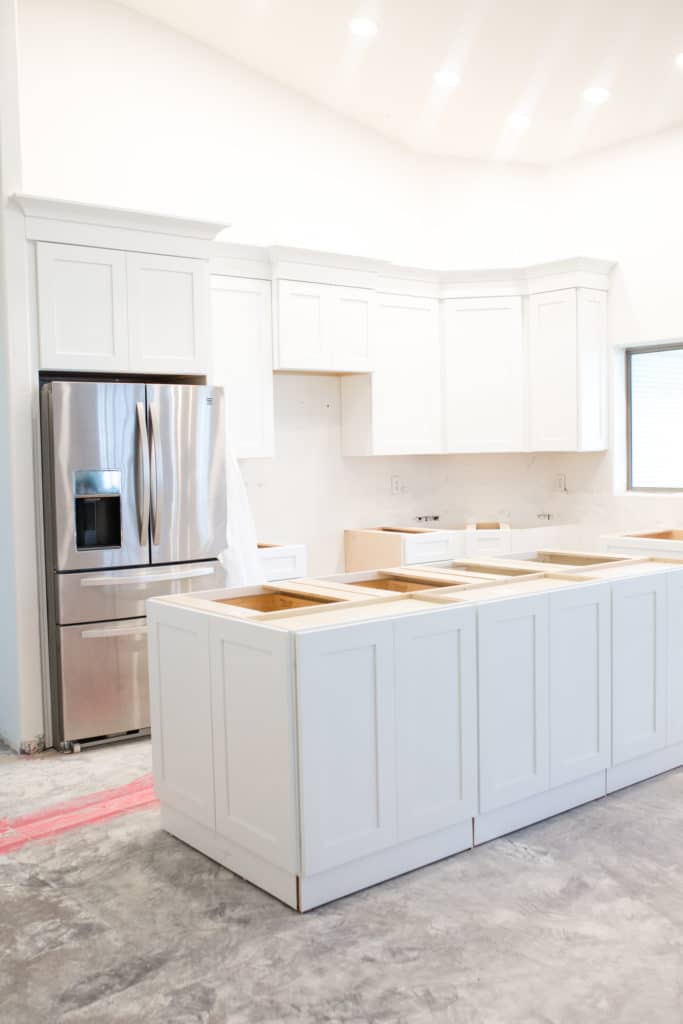 Kitchen Backsplash with White Cabinets: Our Mid Century Modern Backsplash Reveal