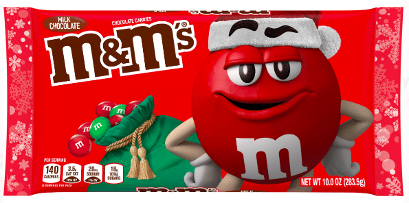M&M'S Milk Chocolate Candy, Christmas Candy