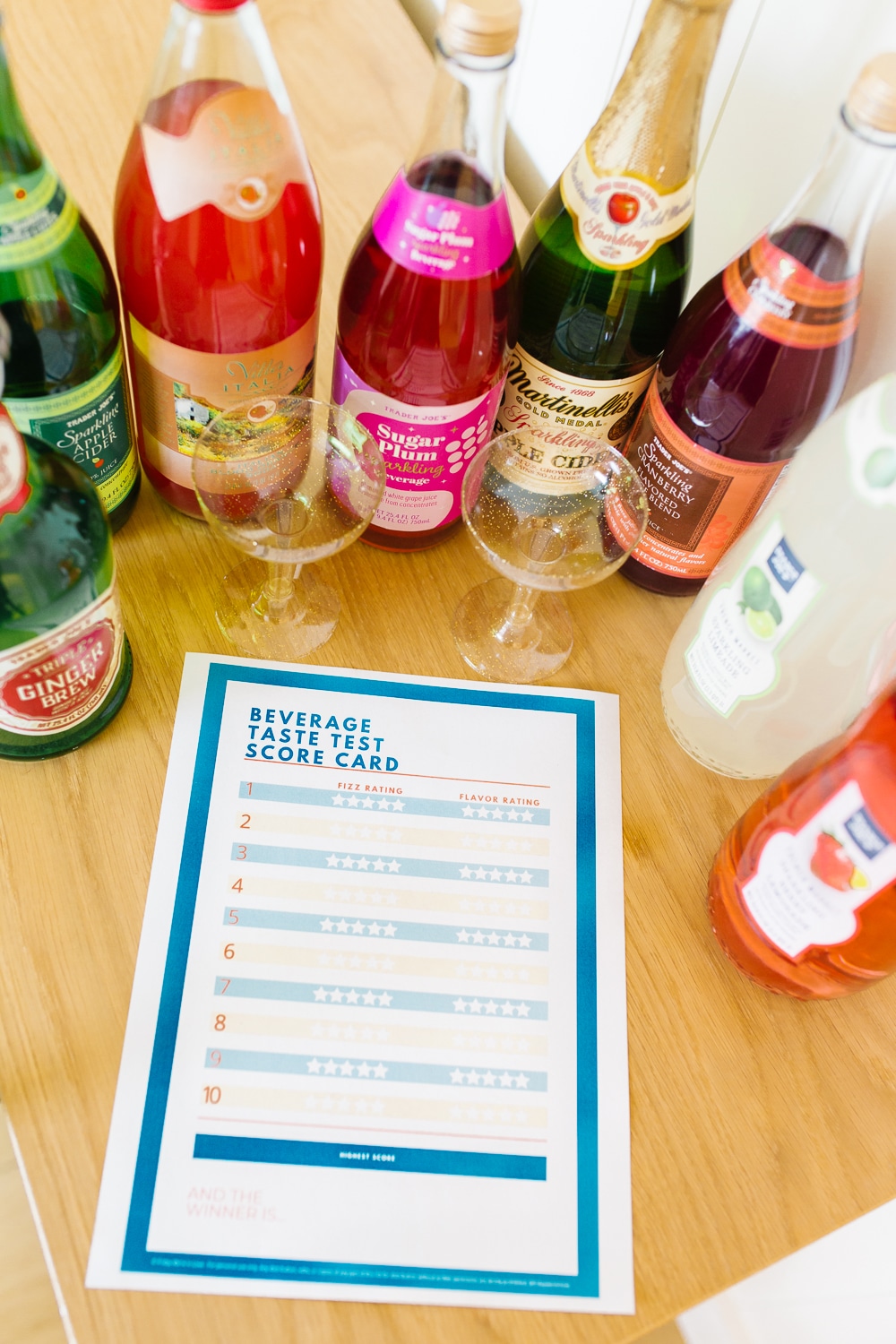 Taste Test Ideas with a Free Printable Score Card