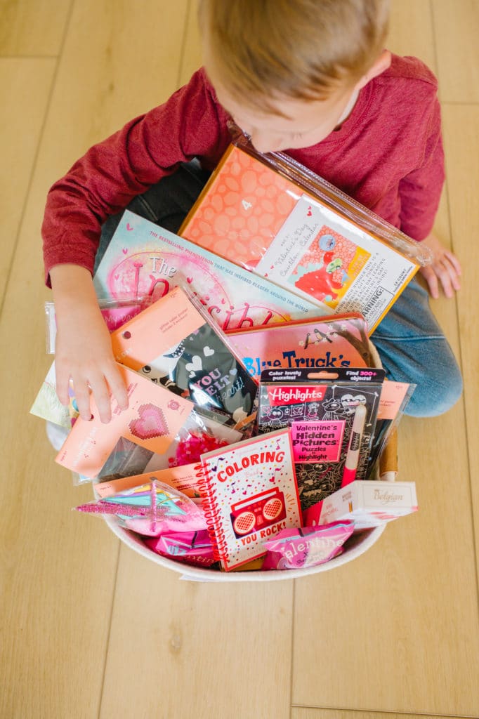 My Little Valentine Children's Gift Basket 