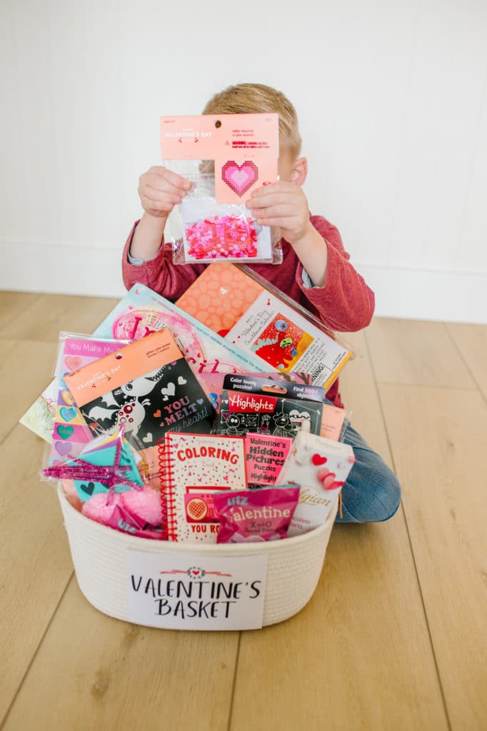 Valentine's Day Love Baskets for Kids - Caitlin Marie Design