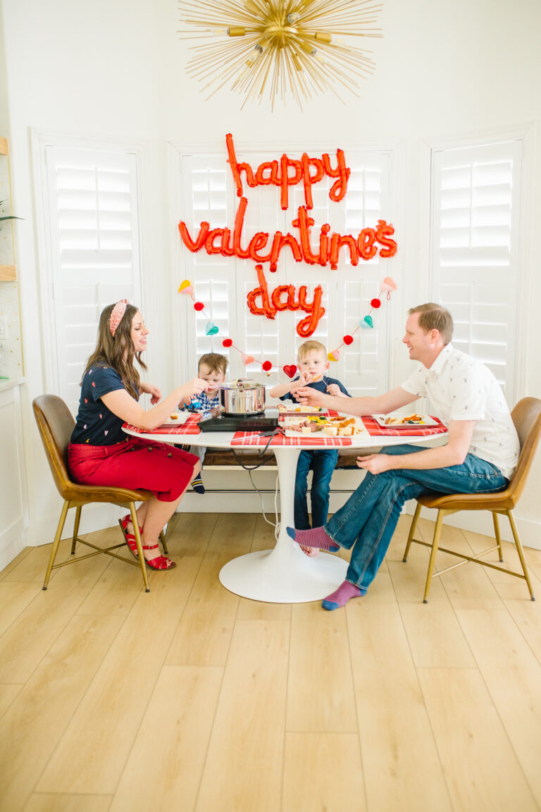 Family Valentine's Dinner ideas. 