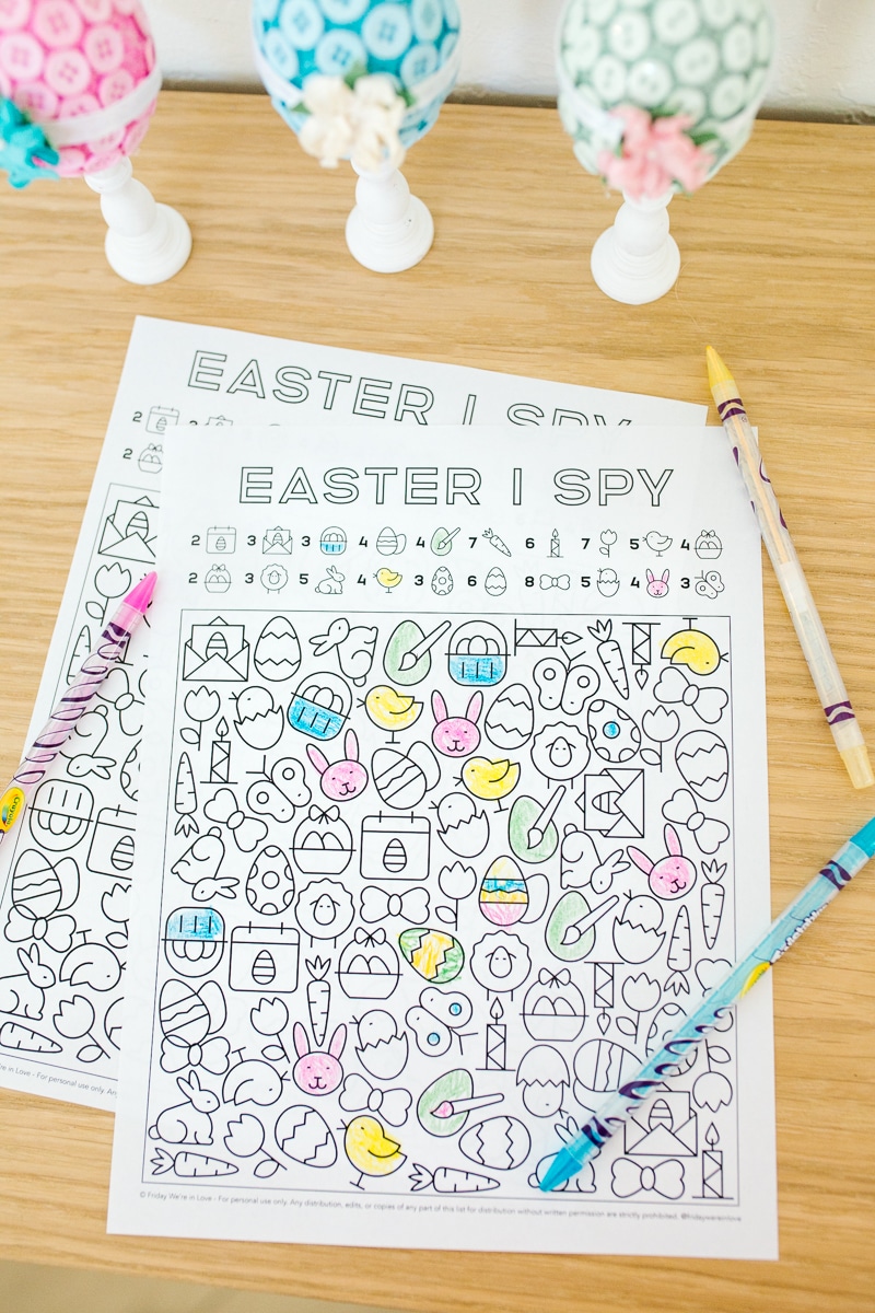 Easter Basket Stuffers : I Spy Easter: Book for Kids Ages 2-5: A Fun &  Interactive Activity Easter Day Coloring And Guessing Game For Little Kids