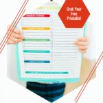 Chore Chart for Kids Printable