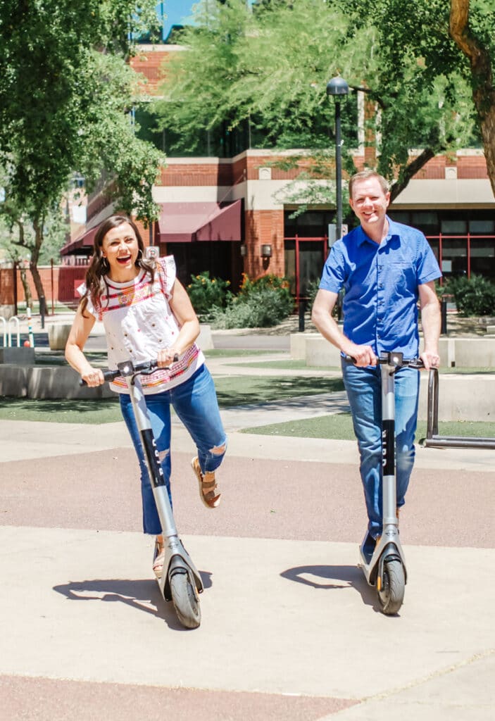 Electric Scooter Rental Date Night Idea