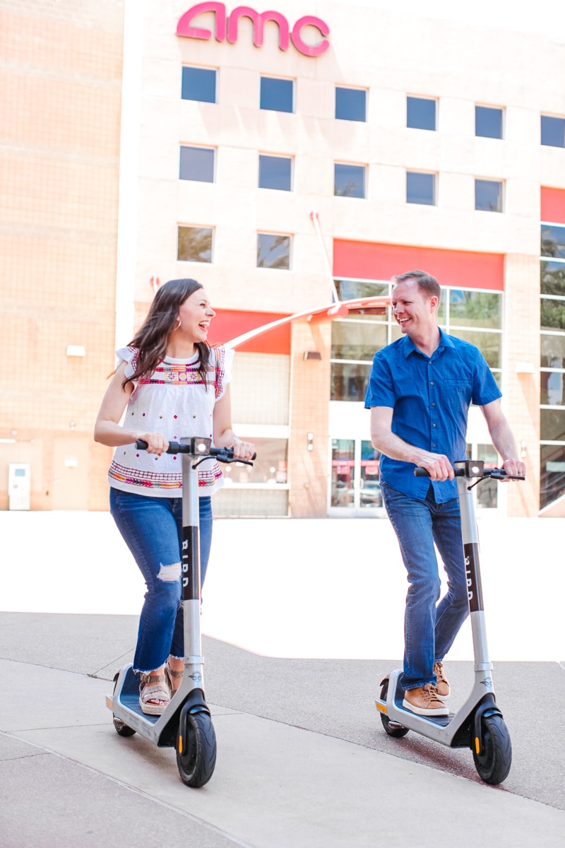 Electric Scooter Rental Date Night Idea