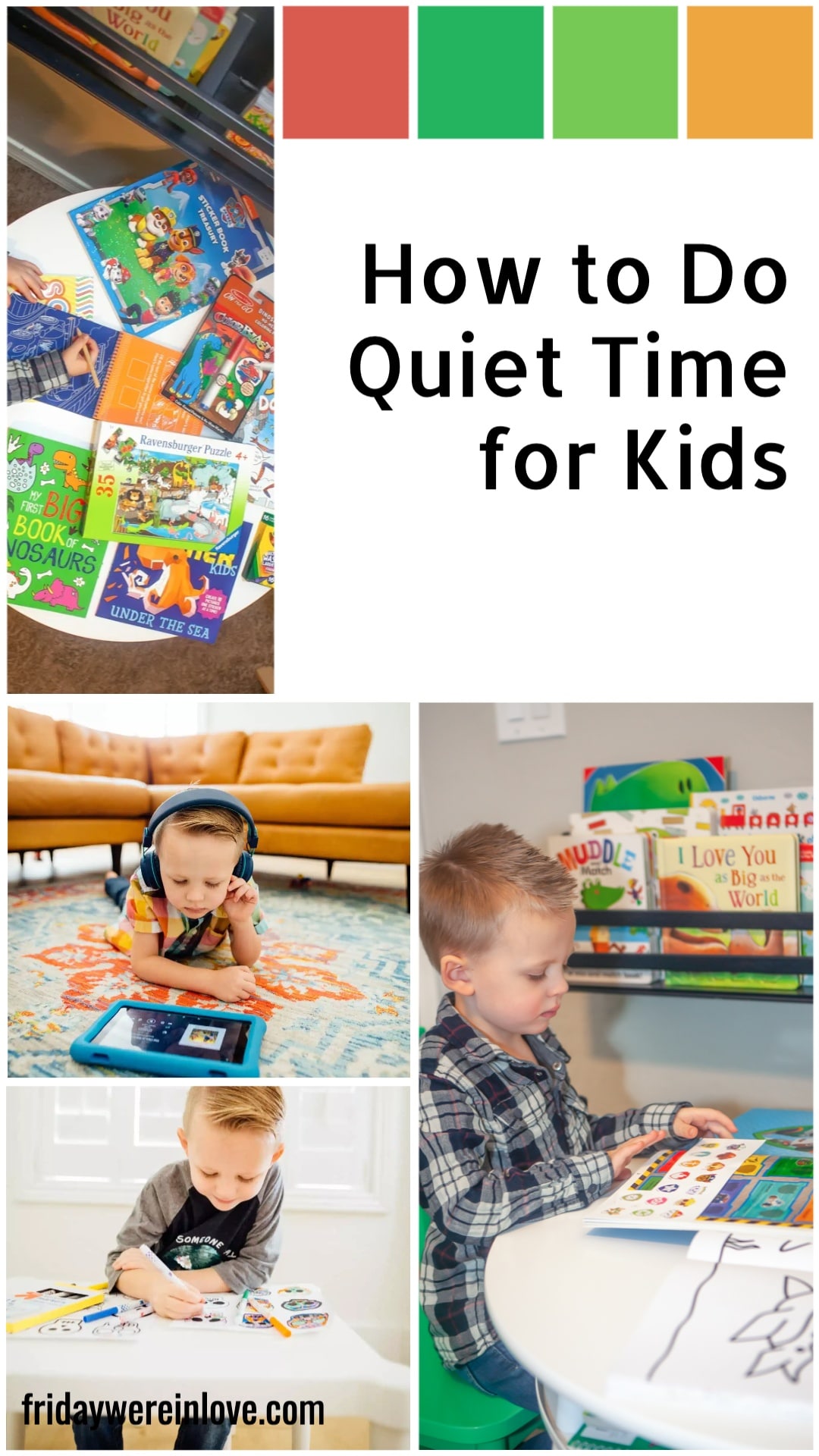 Quiet Time for Kids - Friday We're In Love