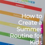 Summer Routines for Kids