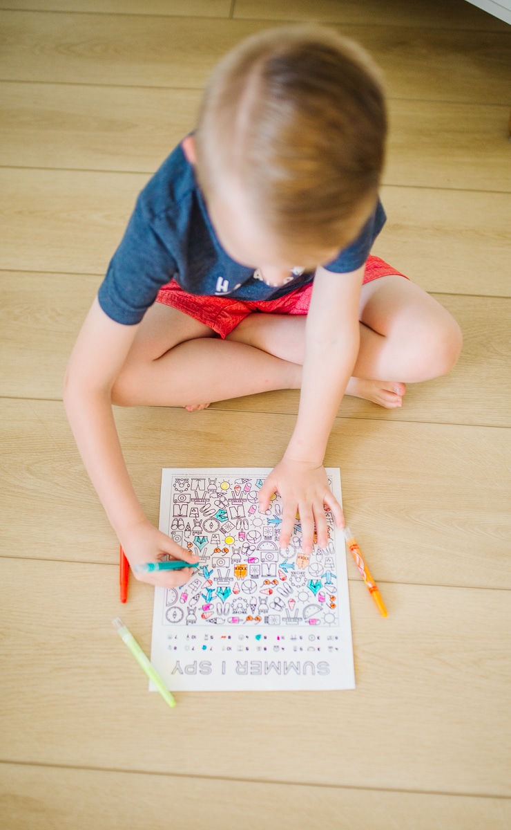 Free Printable Summer Activity: Summer I Spy