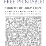 I Spy 4th of July Free Printable