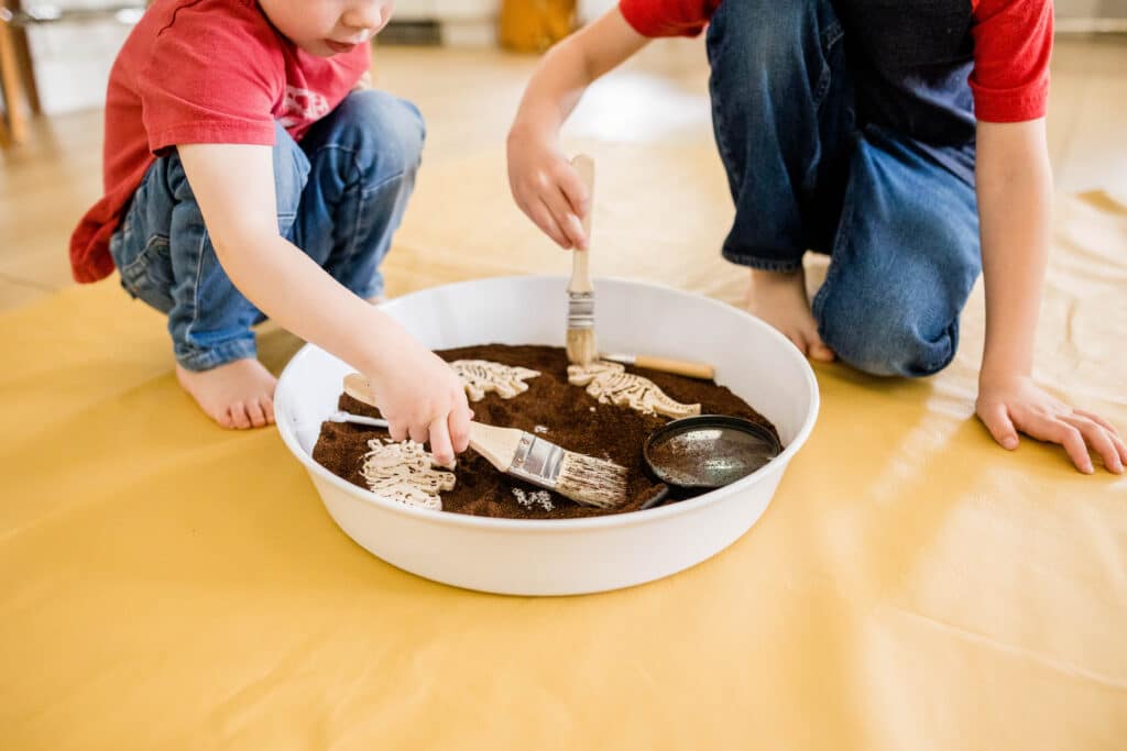 Dinosaur Sensory Bin