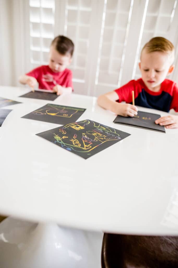 Scratch Art: Easy Art Activity for Kids - Friday We're In Love