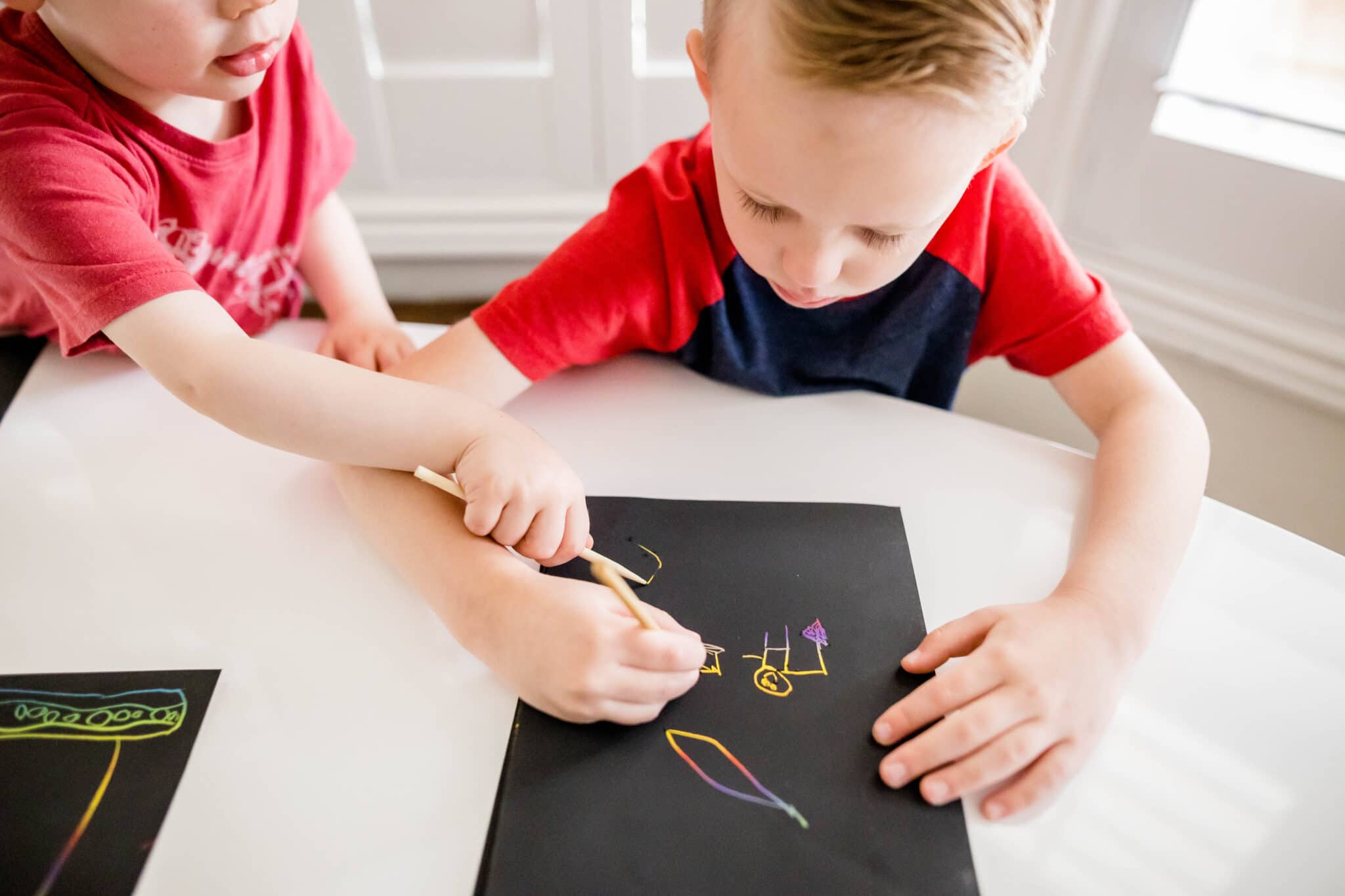 Art Technique Activities : Multi-Activities Scratch Art