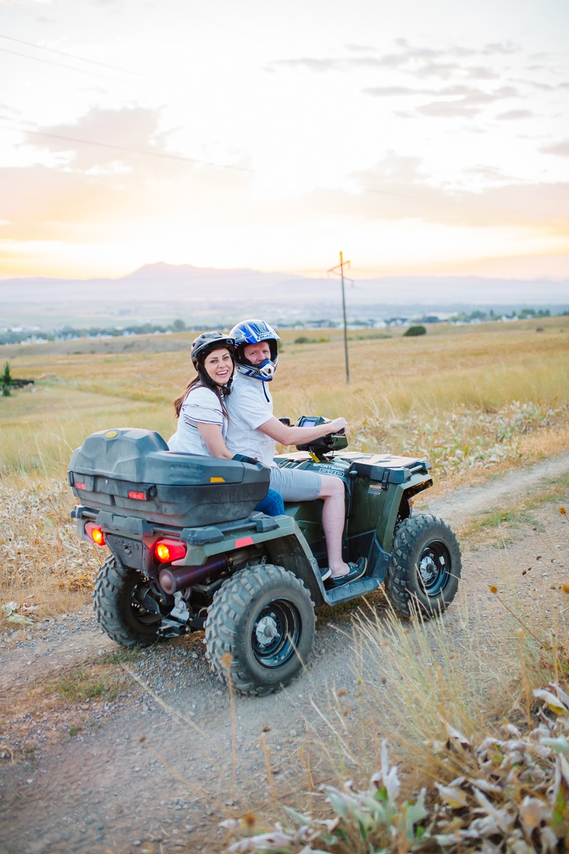 4 Wheeler Riding date night idea. 