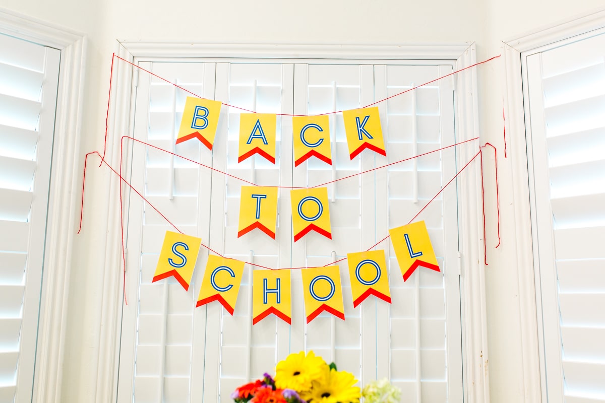 Back to School Banner