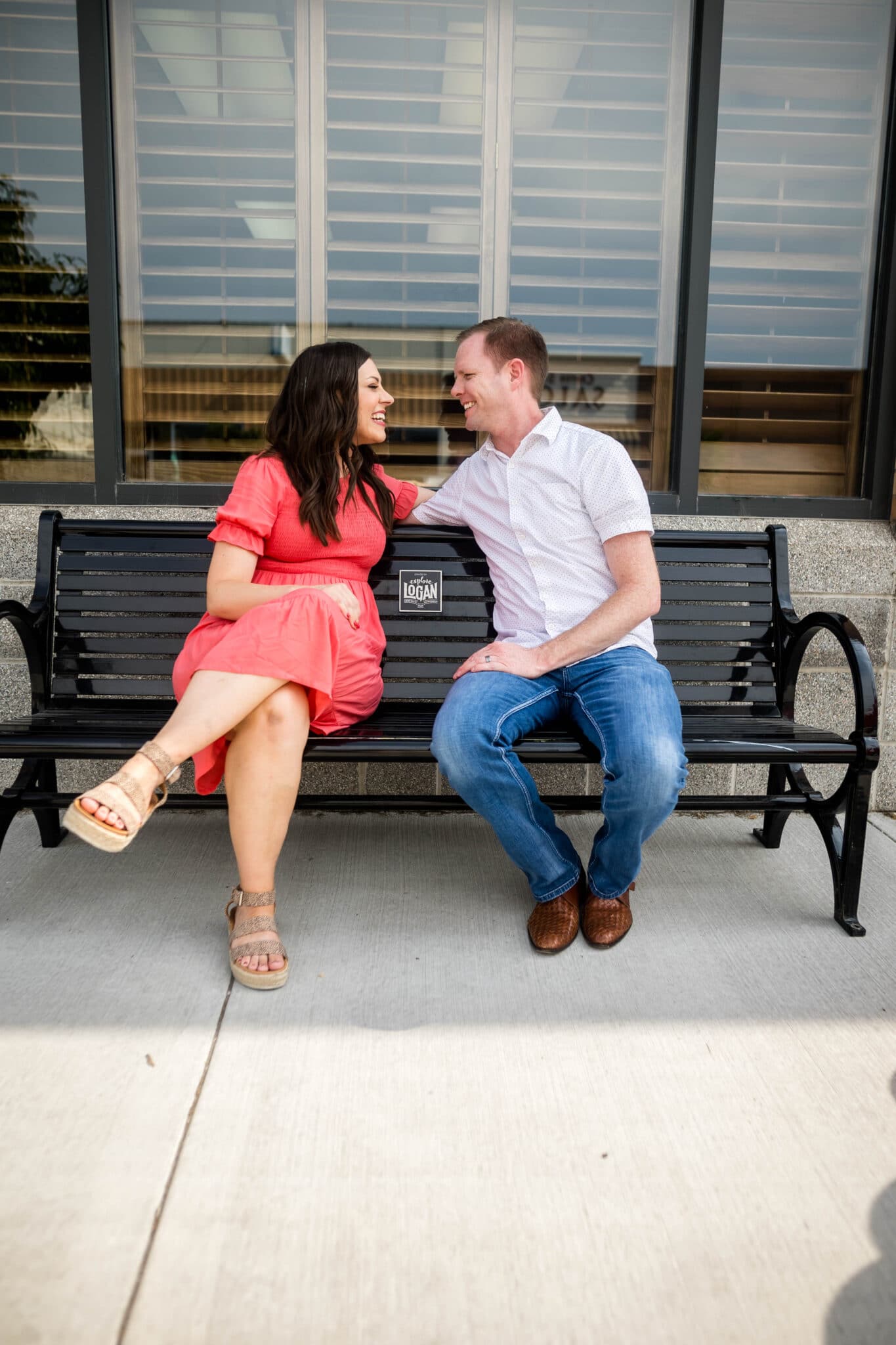 A couple on a date night in Logan Utah. 