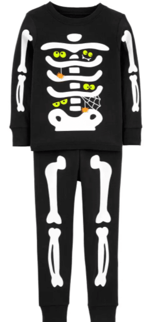 Skeleton Pajamas for kids. 