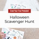 Halloween Scavenger Hunt Free Printable!