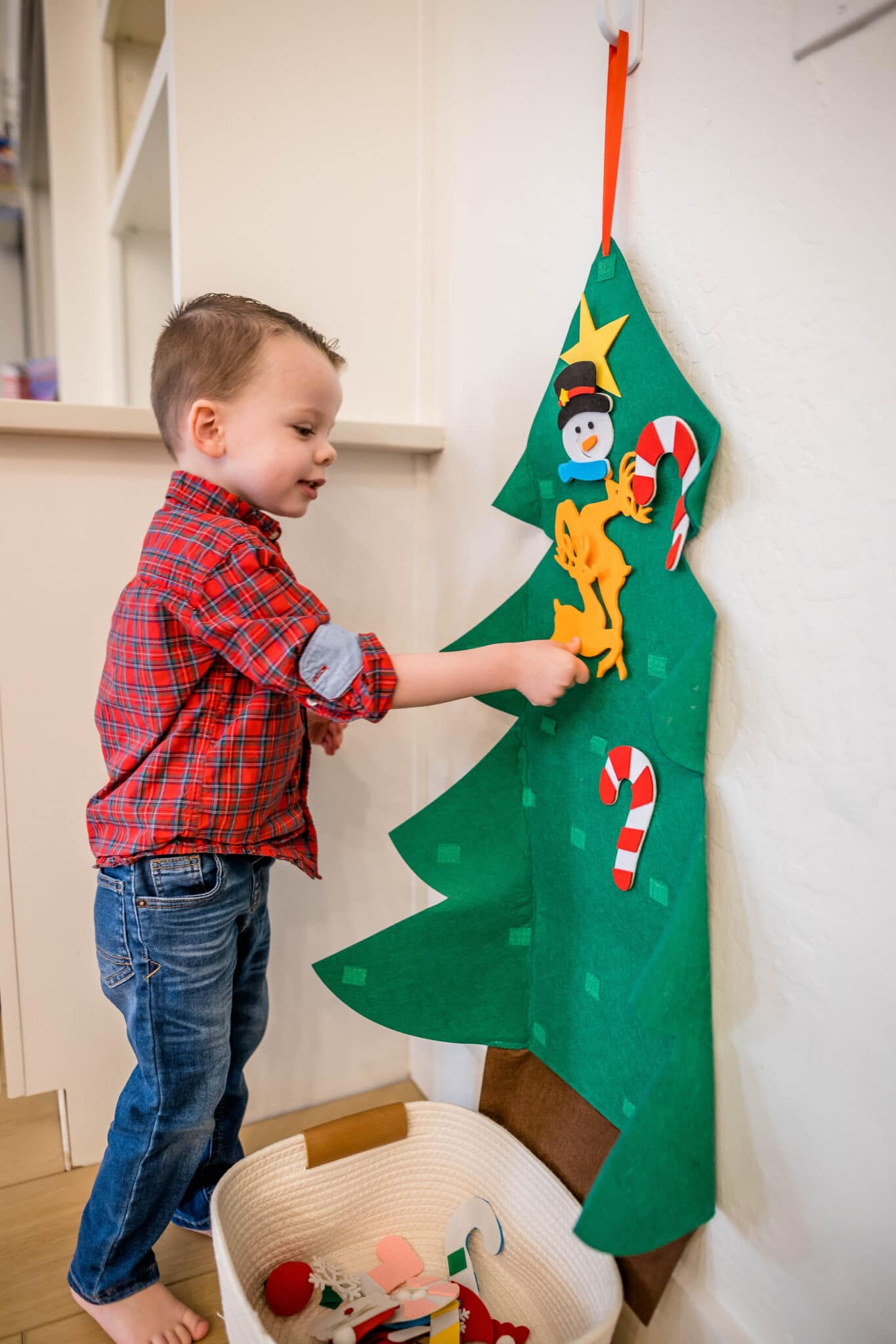 Felt Christmas Tree for Toddlers