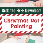 Qtip Tree Painting: Christmas Dot Painting