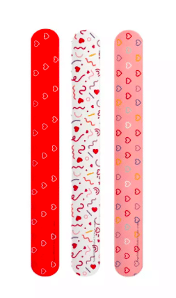 6ct Kids Valentine's Day Slap Bracelets - Spritz" : Target