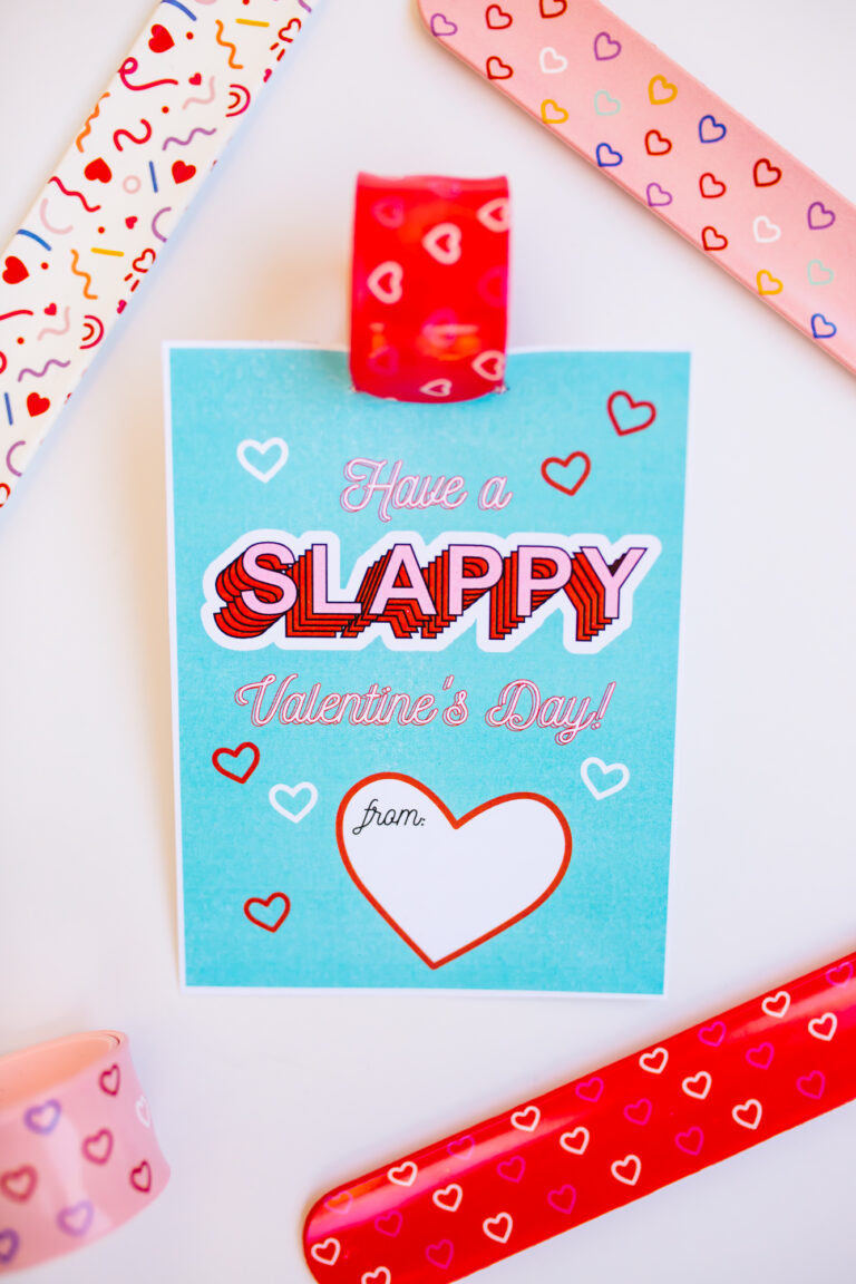 Slap Bracelet Valentine Printable Customize And Print