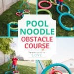 Pool Noodle Obstacle Course