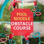 Pool Noodle Obstacle Course
