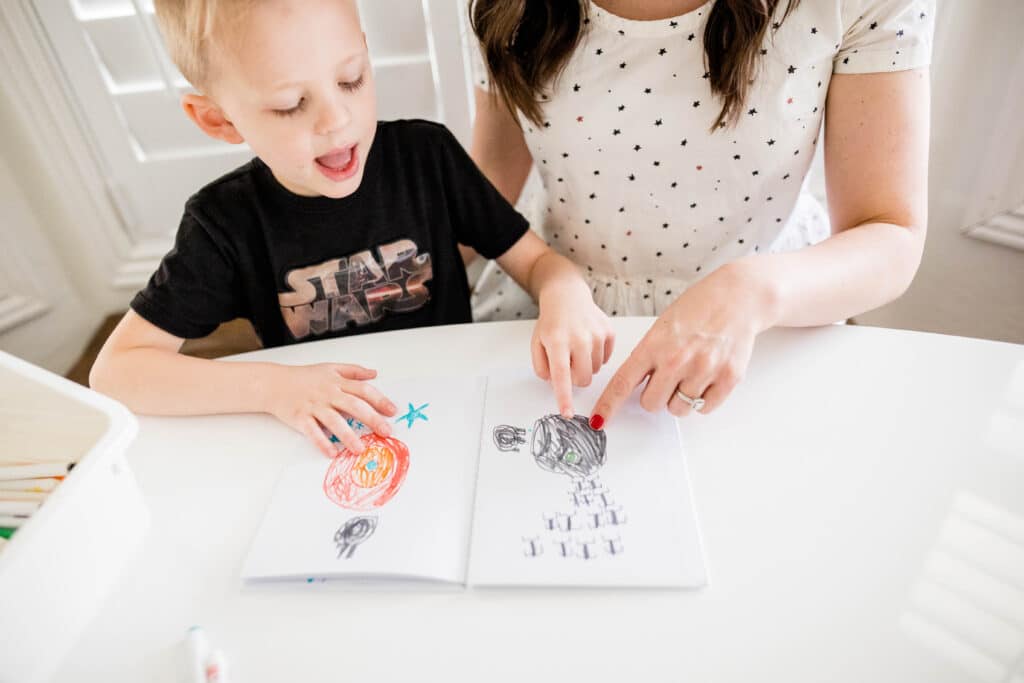 Blank Book Activity for Kids: Create Your Own Story Book Activity - Friday  We're In Love