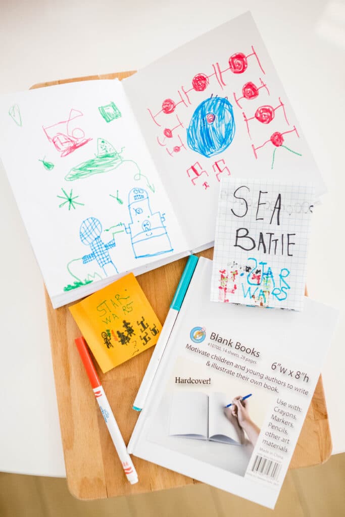 Blank Book Activity for Kids: Create Your Own Story Book Activity - Friday  We're In Love