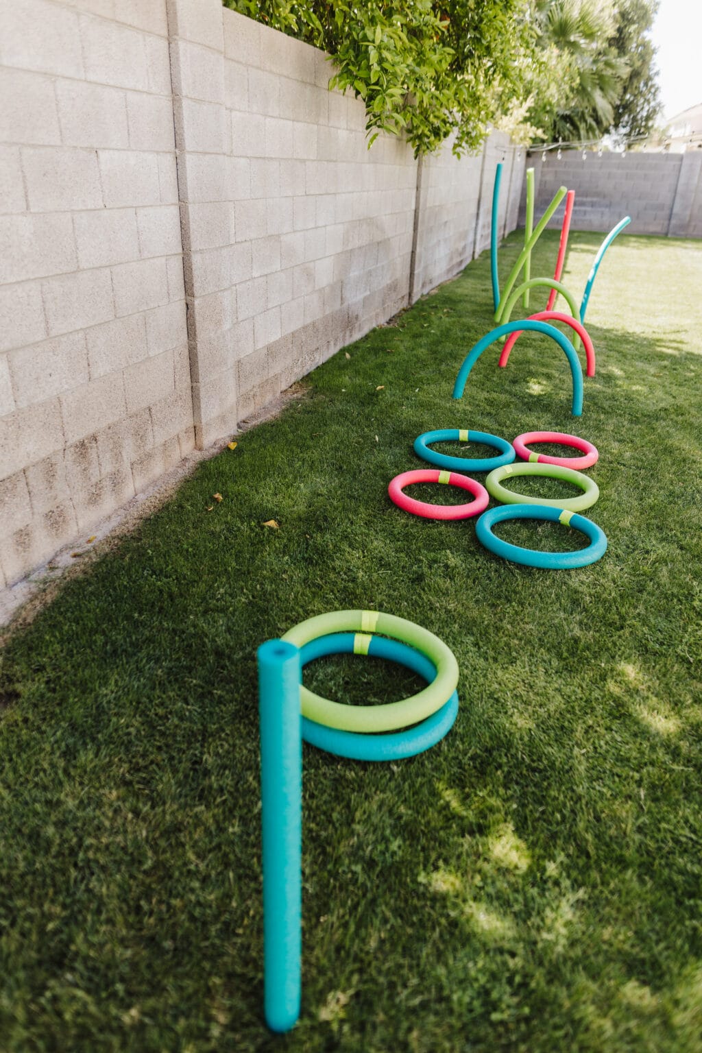 Pool Noodle Obstacle Course - Friday We're In Love