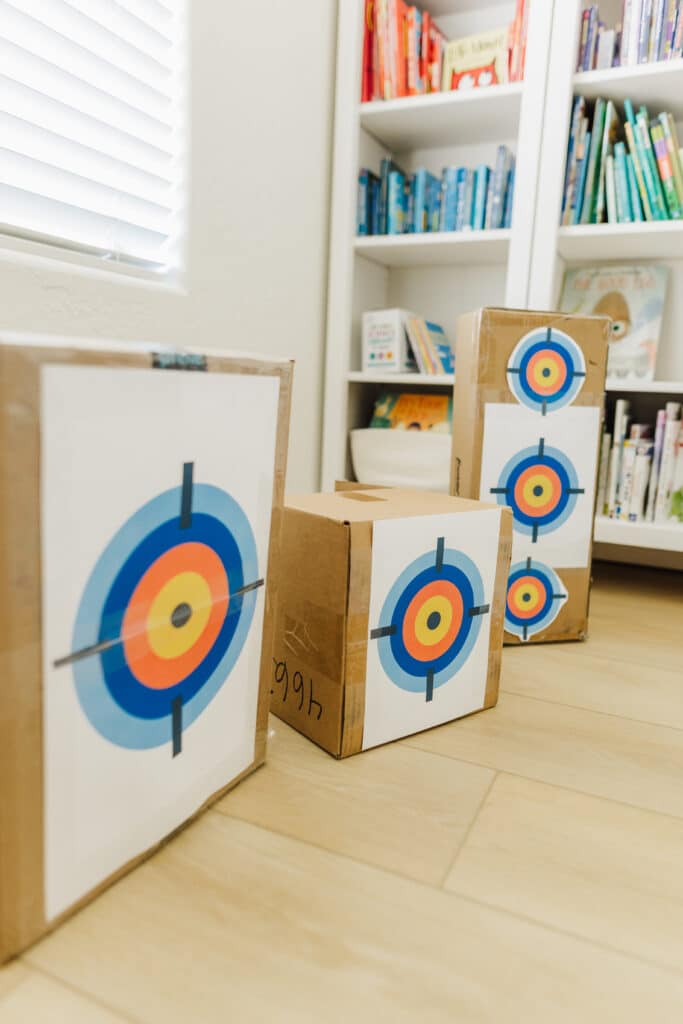 Nerf Target Practice + Free Target Printable Friday We're In Love