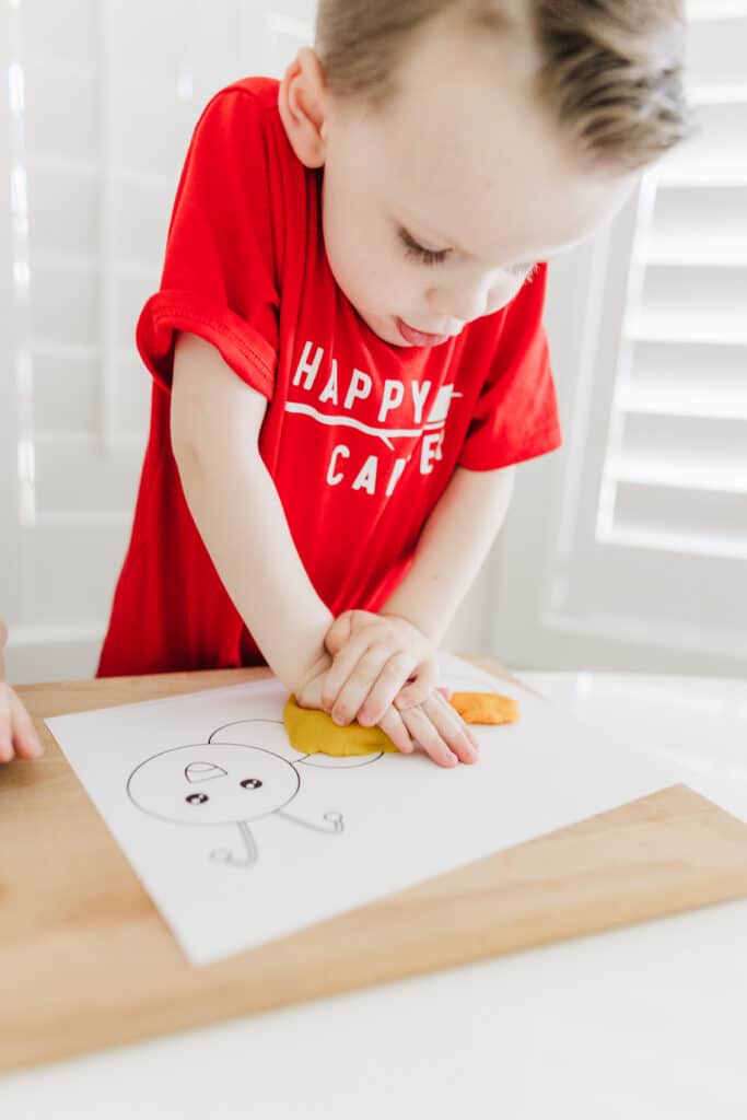 Play Dough Mats for Preschoolers