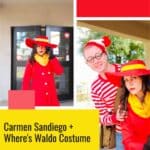 Carmen Sandiego and Where's Waldo Couple Costume