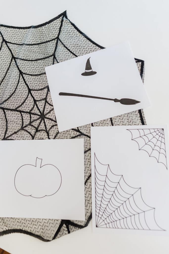 Halloween Handprint Craft templates