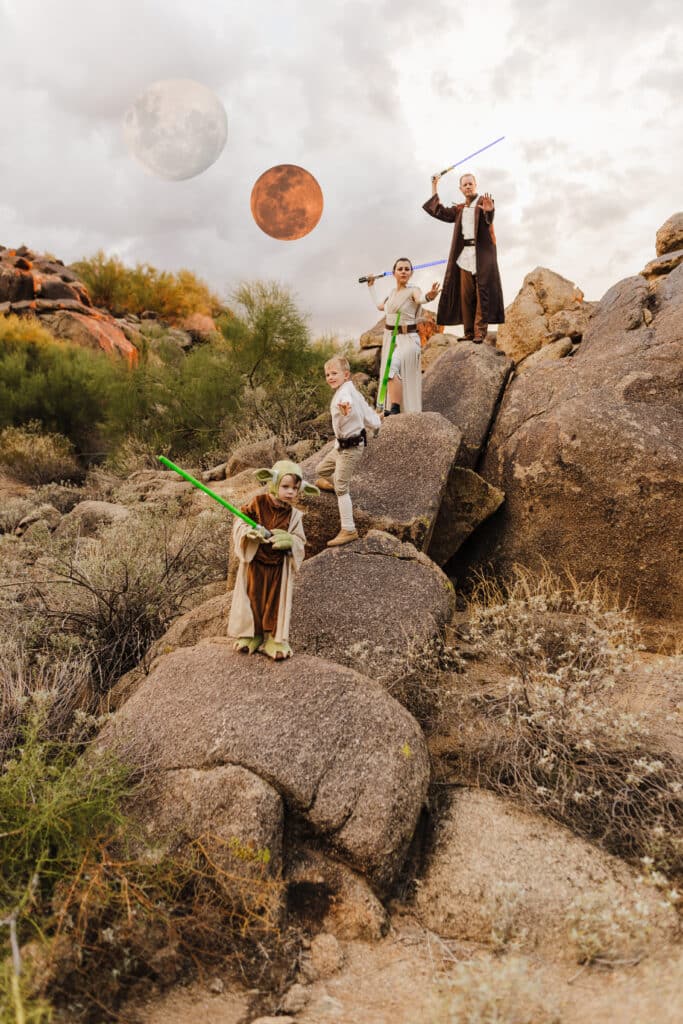 Jedi Costumes Star Wars family costume idea. 