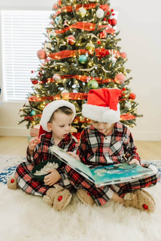 Boys store xmas pajamas