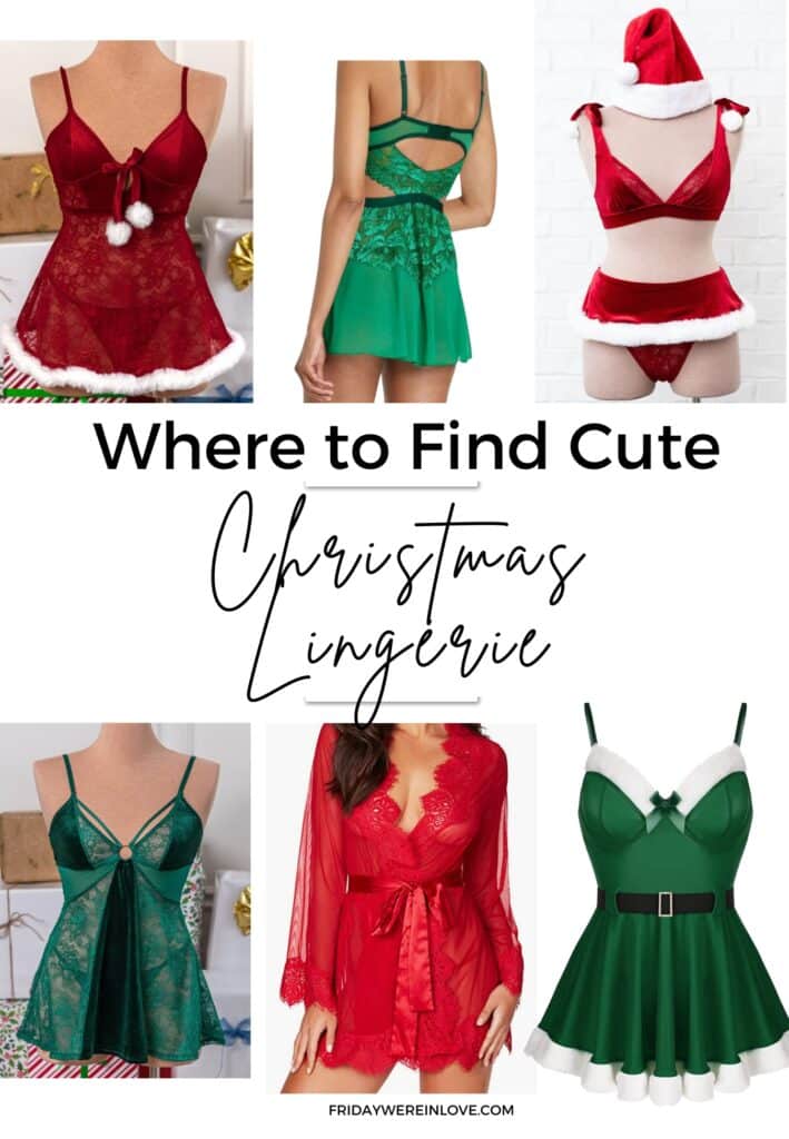 Christmas Lingerie Roundup