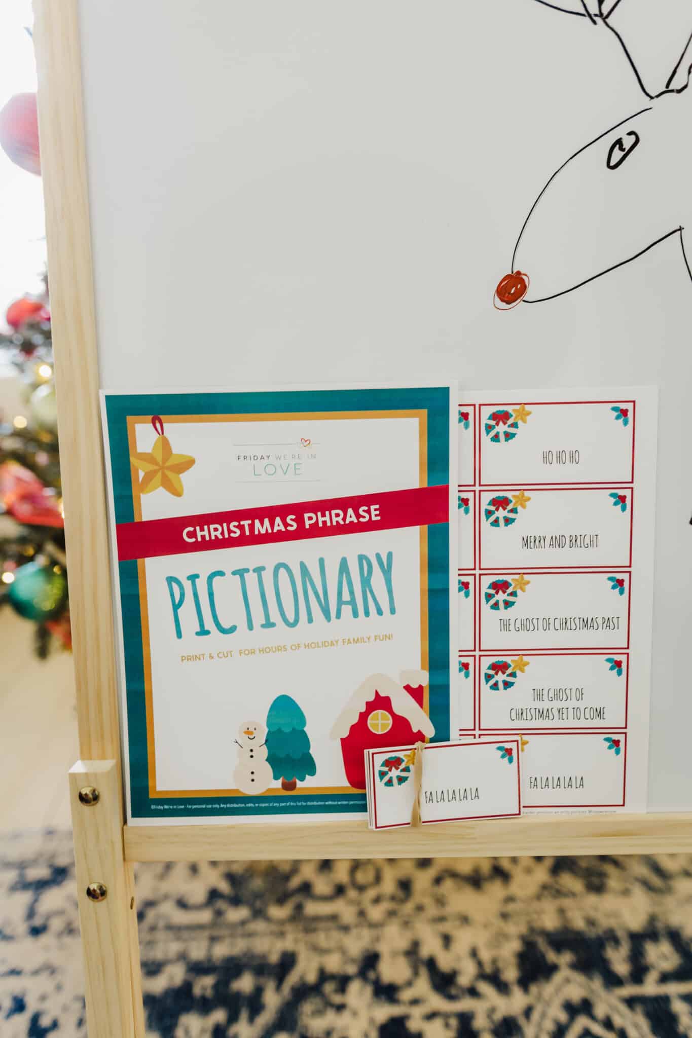 Christmas Pictionary Printable