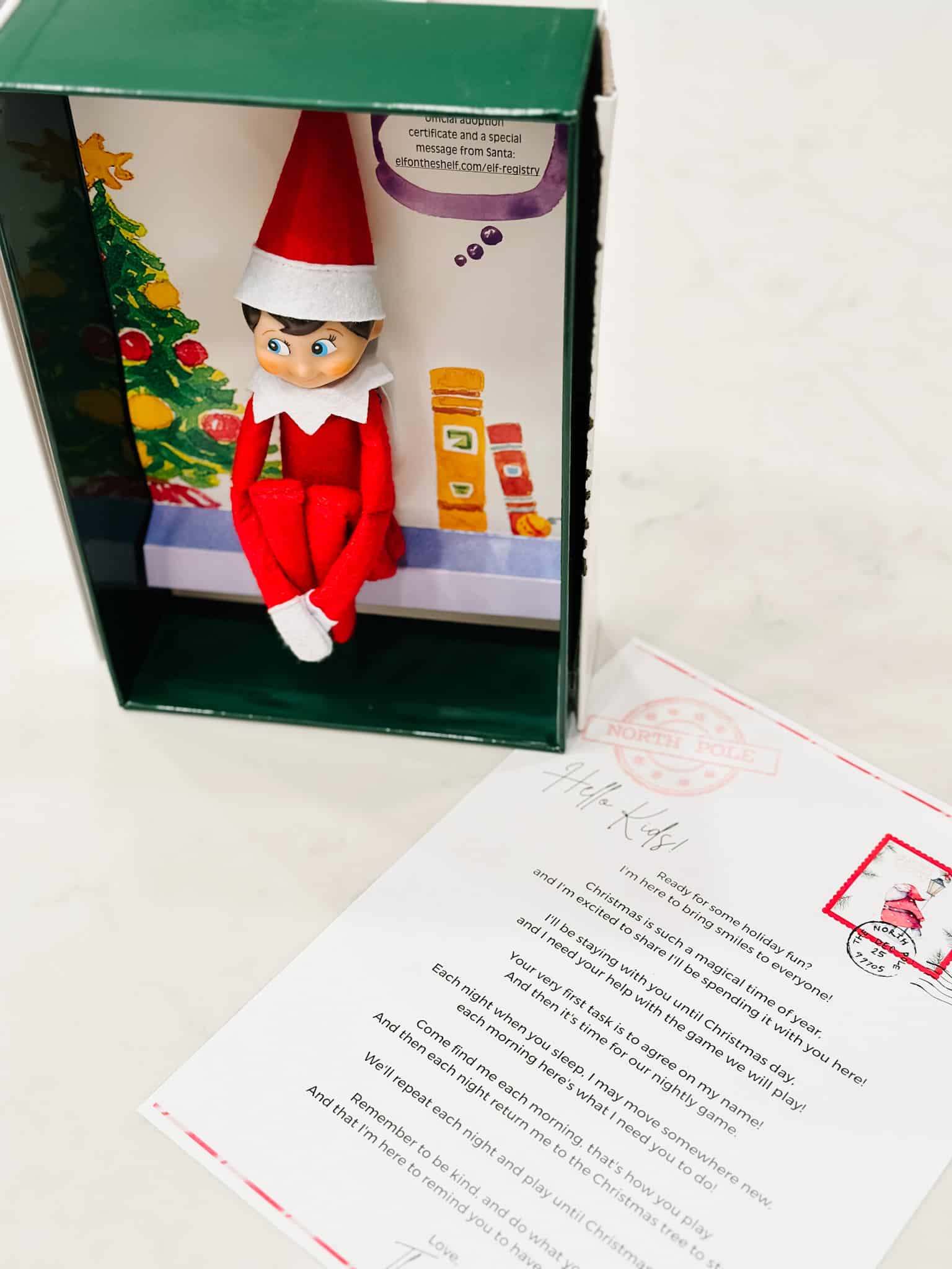 Elf on the Shelf Arrival Letter
