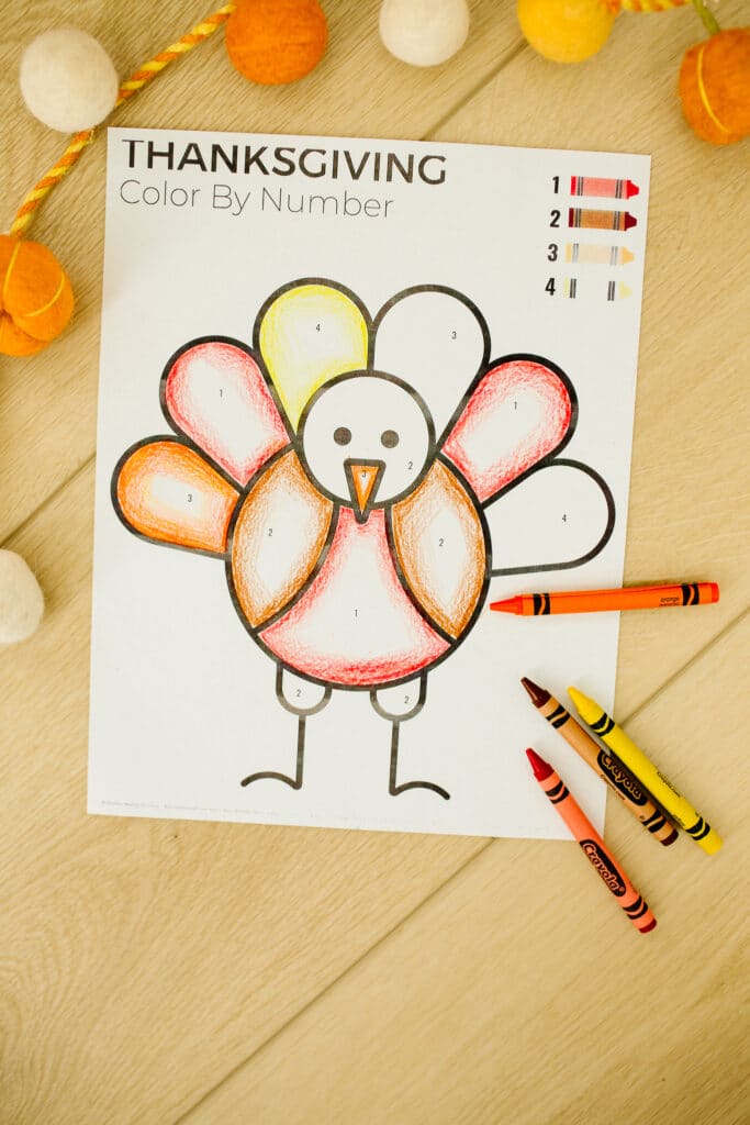 Printable Thanksgiving Coloring Page