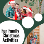 Fun family Christmas activities pinterest pin.