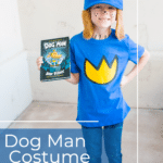 DIY Dog Man Costume that looks like the Dog Man book.